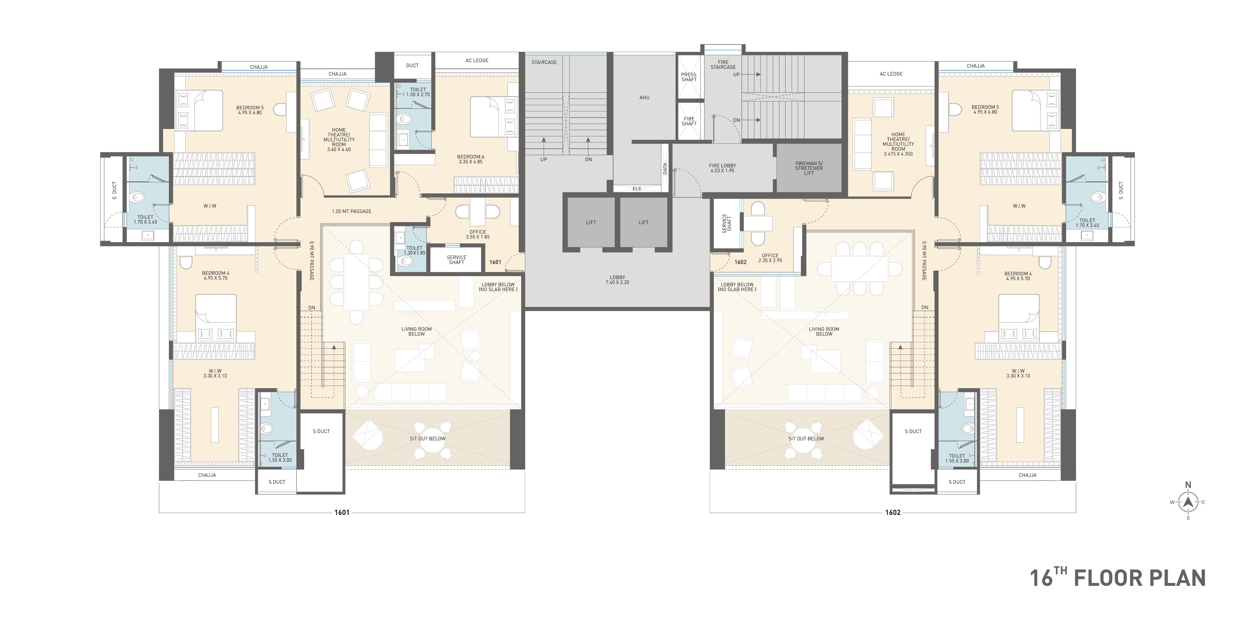 5BHK Duplex 3344sqft · 2